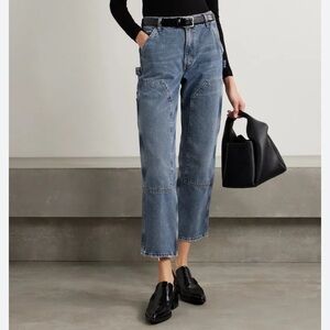 Agolde Medium Blue Straight Leg Jeans